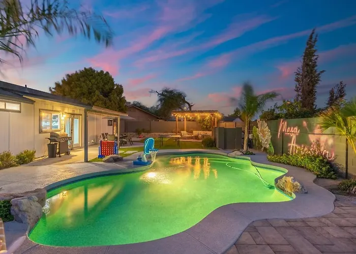 Heated Pool Hot Tub Backyard Games