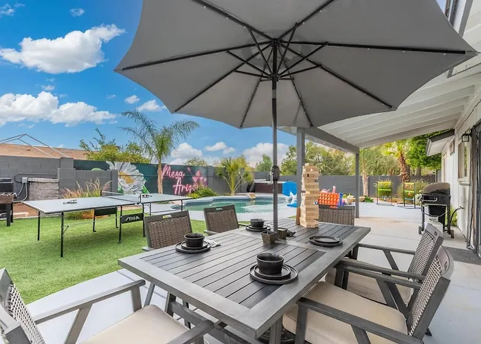 Heated Pool Hot Tub Backyard Games Holiday home