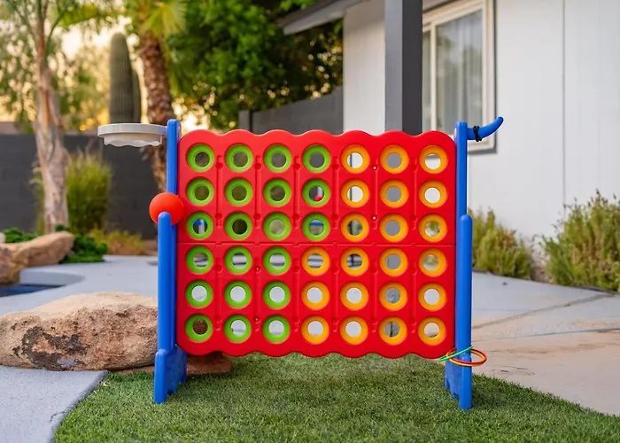 Heated Pool Hot Tub Backyard Games